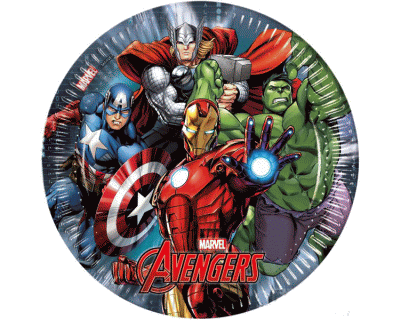 Marvel Avengers Power feest borden 23cm