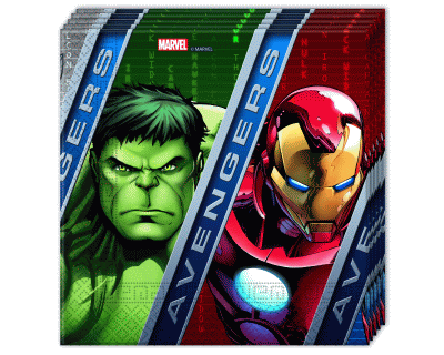Marvel Avengers Power servetten