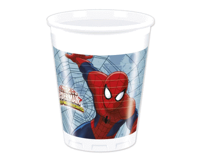 Spiderman Feest bekers Warriors