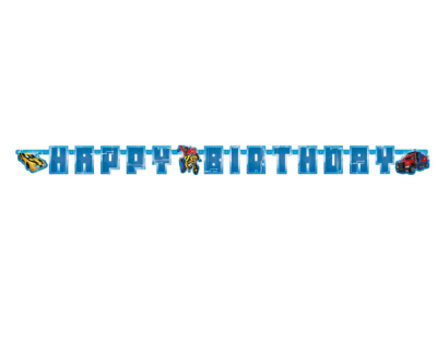 Transformers feest Letterbanner RID