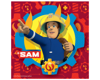 Brandweerman Sam Feest servetten 2017