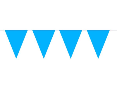 Verjaardag Vlaggenlijn Baby Blauw 10mtr