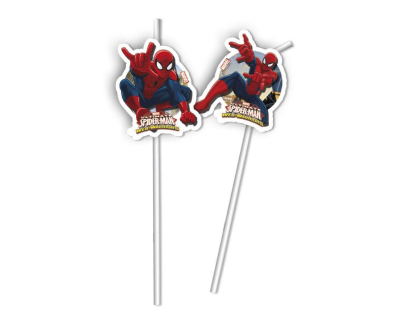 Spiderman Feest rietjes