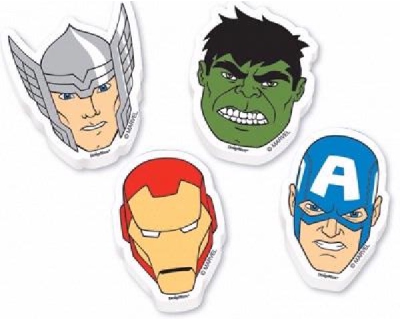 Marvel Avengers gummen per 4