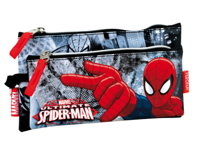 Spiderman dubbel etui dark