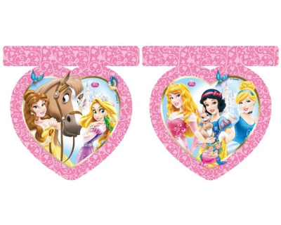 Disney princess Feest Die-cut flag banner