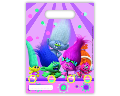 Trolls Feest zakjes 6 per pak