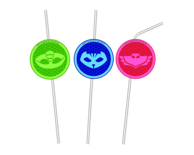 PJ Masks rietjes 6 per pak