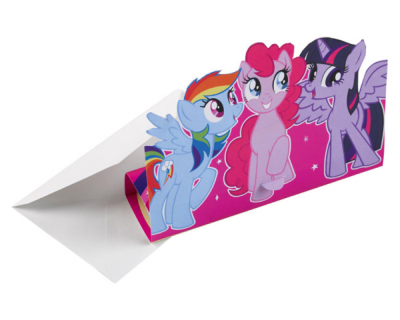 My little Pony feest uitnodigingen