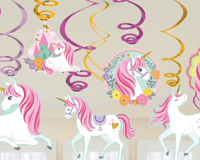 Magische Eenhoorn feest hanger decoratie