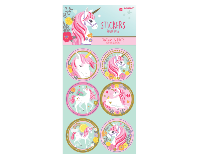Magische Eenhoorn feest stickers