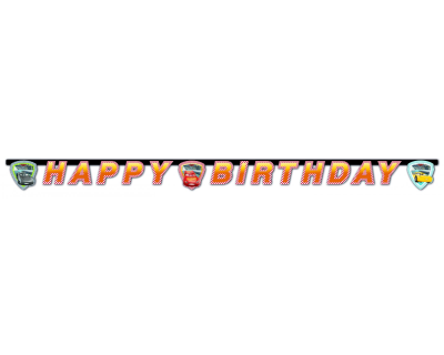 Disney Cars 3 feest slinger "Happy Birthday"