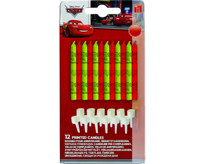 Disney Cars Formura Feest kaarsjes 12pcs