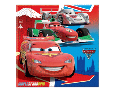 Disney Cars Formura feest servetten