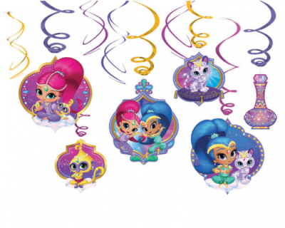 Shimmer & Shine hanger decoratie
