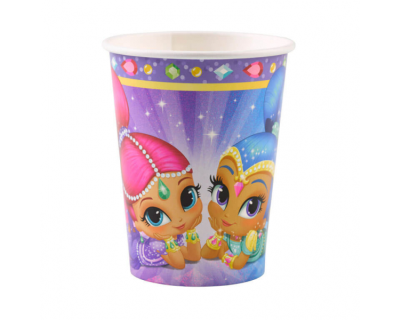 Shimmer & Shine feest bekers 8 per pak