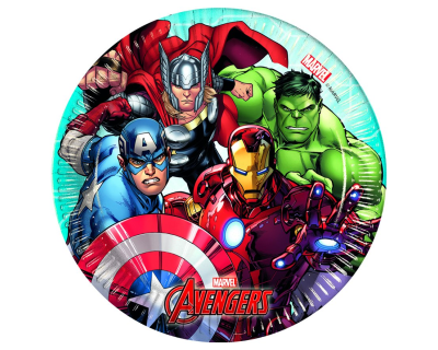 Marvel Avengers feest borden 20cm might