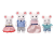 5308 Sylvanian Families - Marshmallow Mouse Family