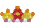 31362 Aquabeads Navulling - Dress Up Key Chain Set