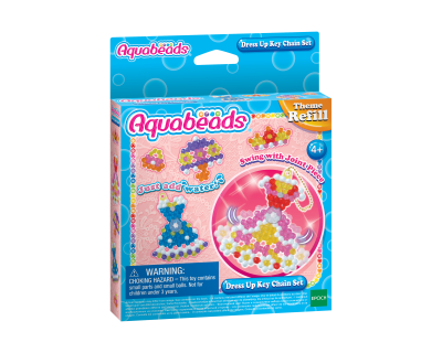 31362 Aquabeads Navulling - Dress Up Key Chain Set
