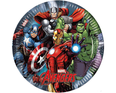 Marvel Avengers Power feest borden 23cm