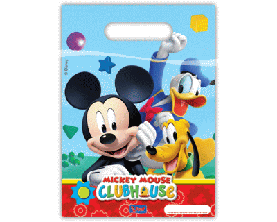 Mickey Mouse feest zakjes 6 per pak