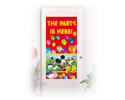 Mickey Mouse feest deurbanner