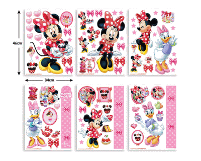 Minnie Mouse room deco Kit