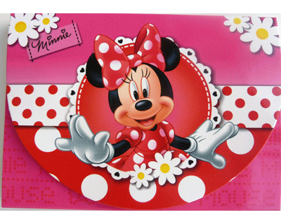 Minnie Mouse Notitieboek A6 met Spiegeltje