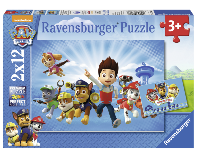 Paw Patrol puzzel 2 x 12 pcs Ryder