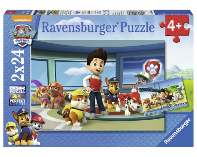 Paw Patrol puzzel 2 x 24 Hulpvaardige speurneuzen