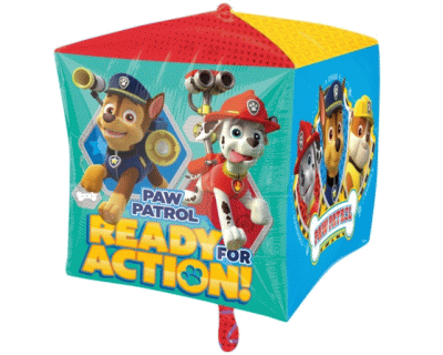 Paw Patrol verjaardag Cubez Foil Balloon