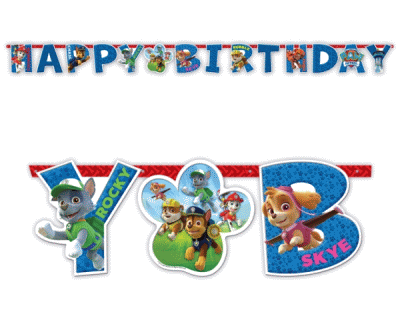 Mier Christus pepermunt Paw Patrol feest slinger happybirthday | Time4Toys.nl - Speelgoed -  Feestartikelen - Accessoires | Paw Patrol Artikelen