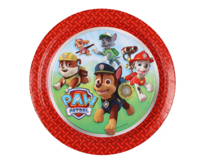 Paw Patrol feest bord 23cm
