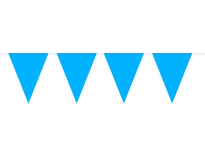 Verjaardag Vlaggenlijn Baby Blauw 10mtr