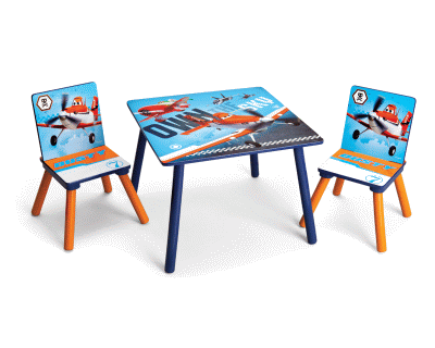 Tafel en Stoel set - Disney Planes