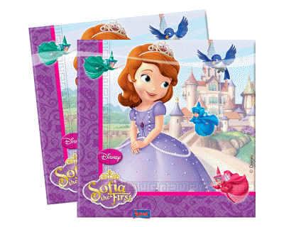 Prinses Sofia feest servetten 20pc