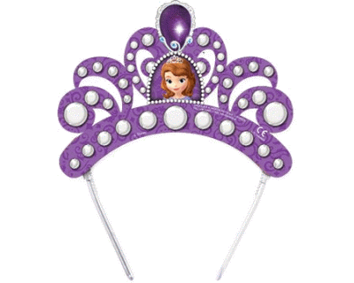 Prinses Sofia feest tiara 6 per pak