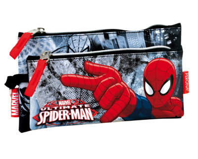 Spiderman dubbel etui dark
