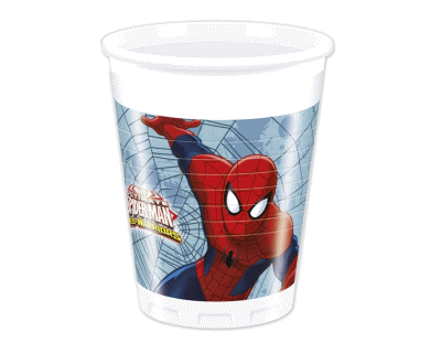 Spiderman Feest bekers Warriors