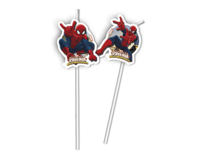 Spiderman Feest rietjes