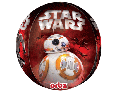 Star Wars verjaardag folie ballon BB8