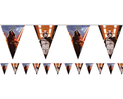 Star Wars The Force Awakens vlaggenline