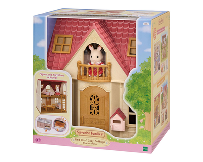 5567 Sylvanian Families - Nieuw Startershuis- poppenhuis met brievenbus