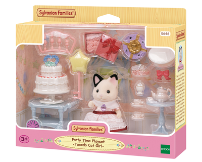 5646 Sylvanian Families - Feest speelset-Tuxedo kat meisje