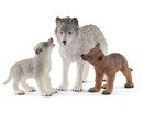 42472 Schleich Wild Life Moeder wolf met welpen