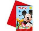 Mickey Mouse feest uitnodigingen