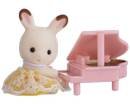 5202 Sylvanian Families - Baby Draagdoosje (Konijn met Piano)