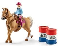 41417 Schleich Farm World  Barrel racing met cowgirl