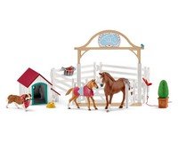42458 Schleich Horse Club Hanna's gastenverblijf met hondenhok